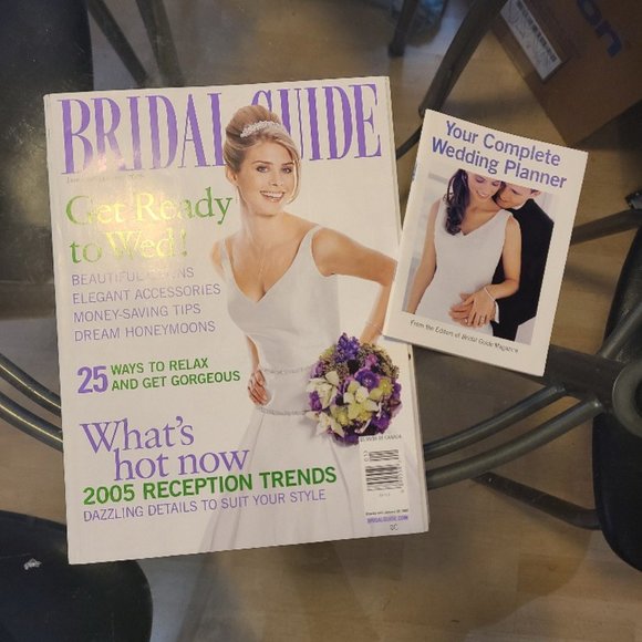 BRIDAL GUIDE JANUARY / FEBRUARY 2005 Magazine w/ Complete Wedding Planner diary - Picture 1 of 2